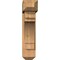 Ekena Millwork Merced Craftsman Smooth Bracket w/ Offset Brace, Western Red Cedar, 7 1/2"W x 28"D x 32"H BKT0806X28X32MRC04SWR - alternate 3